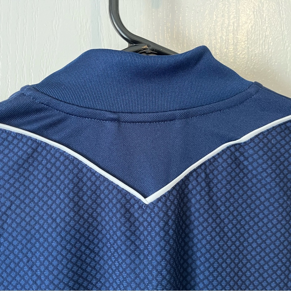 NWT-Adidas AEROREADY Youth Track Jacket Navy Blue Full Zip 13-14 / 164 - Picture 11 of 11